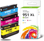 Volca Spares Ink Cartridge Replacement for HP 951 XL 951XL Compatible with OfficeJet Pro 251dw, 271dw, 276dw, 8100, 8600 Series ?Magenta Yellow Cyan Tricolor Pack?