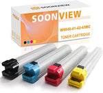 SOONVIEW Toner Cartridge for W9040MC W9041MC W9042MC W9043MC Compatible for Color MFP E77822dn E77822z E77825dn E77825z E77830dn E77830z KCMY Sets