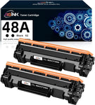 RGiNK Compatible Toner Cartridge Replacement for HP 48a Toner Cartridge Black for CF248A with HP Laserjet Pro M15w M29w M28w M15a M16a M16w MFP M29a M29w M30w M31w Printer (2 Pack)