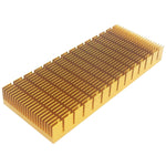 1 Piece Aluminum Heatsink Heat Sink Cooler Fin Heat Diffusion Cooling Fin for High Power LED Amplifier Transistor IC Module Heatsink Size 150mm x 60mm x 18mm