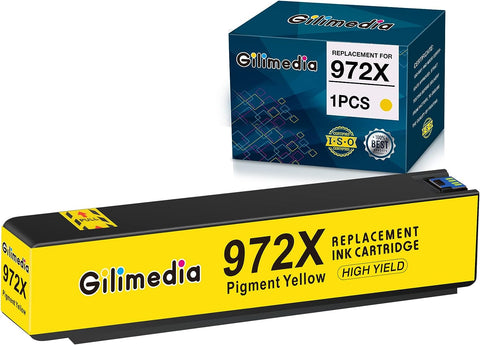 972X Yellow Ink Cartridge (1-Pack) High Yield | Compatible Replacement for HP 972x Work with PageWide Pro MFP 477dw 477dn 552dw 577dw 452dw 577z 452dn Printer