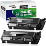 SINOPRINT Compatible 3330 Toner Cartridge Replacement for Xerox 3330 3335 3345 WorkCentre 3335/DNI 3345/DNI 106R03620 106R03622 106R03624 Phaser 3330/DNI Large Capacity 8,500 Pages (Black, 2-Pack)