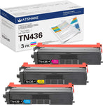 ATSMAKE TN436 TN433 TN431 Toner Cartridge Compatible for Brother TN436 TN433 TN431 Replacement for Brother HL-L8360CDW HL-L9310CDW MFC-L8690CDW MFC-L8610CDW MFC-L8900CDW DCP-L8410CDW(3PK 1C/1M/1Y)