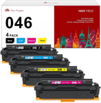 046 046H MF733Cdw Toner Cartridge Replacement for Canon 046 046H CRG-046 Toner Cartridge for Color imageCLASS MF733Cdw MF731Cdw MF735Cdw LBP654Cdw Printer Ink(Black, Cyan, Magenta, Yellow?4 Pack)