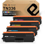 TESEN Compatible Toner Cartridge Replacement for Brother TN336 TN315 TN310 TN331 Set for Brother HL-L8350CDW HL-4150CDN HL-L8350CDWT MFC-L8850CDW MFC-9970CDW (Black Cyan Magenta Yellow 4 Packs)