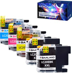 LC20E XXL Ink Cartridges Super High Yield Replacement for Brother LC20E LC20EXXL Ink Cartridge Compatible for MFC-J985DW MFC-J5920DW MFC-J775DW MFC-J985DWXL Printer ((5-Pack)