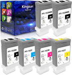 KSUMEICompatible Ink Cartridge Replacement for Canon PFI102 PFI-102 (130ml,2MBK, BK, C, M, Y, 6-Pack) - iPF500, iPF510, iPF600, iPF605, iPF610, iPF700, iPF710, iPF720 Printers