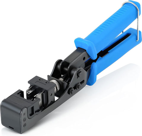 Everest Media Solutions easyJACK - 90° Angled Speed Termination Tool - To Be Used ONLY with Everest Media 90° Angled RJ45 CAT6/5e & CAT6A Keystone Jacks (B087N7QQD2)