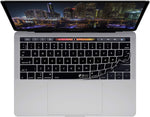 KBCovers - Keyboard Cover for Danish Language fits Apple MacBook Pro 13 & 15 inch w/Touch Bar (Late 2016+)