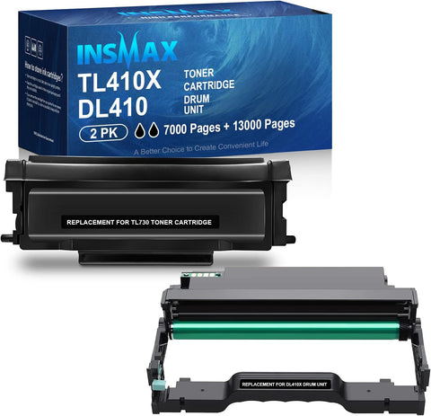 INSMAX Compatible TL-410X Toner Cartridge Replacement for Pantum TL-410X TL-410H TL-410 for M7102DW P3302DW P3012DW P3012DN P3302DN M6802FDW M7202FDW M7102DN (2 Pack)