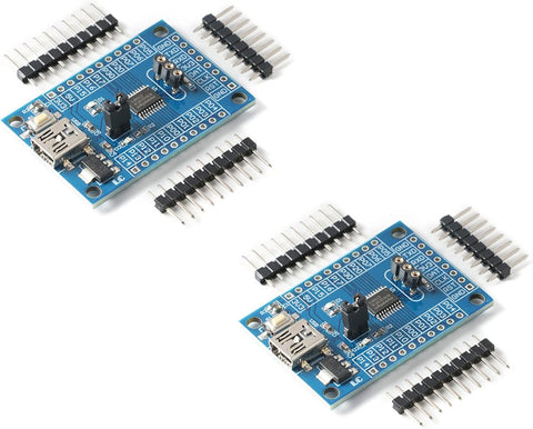 JESSINIE 2Pcs N76E003AT20 MCU Development Board 18KB System Board Core Board TXD RXD DAT CLK RST for Experiments Industry N76E003AT20 Expansion Board