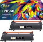 Toner Bank Compatible TN660 TN630 Toner Cartridge Replacement for Brother TN660 TN630 TN 660 630 TN-660 TN-630 HL-L2380DW MFC-L2700DW HL-L2300D HL-L2320D HL-L2340DW L2540DW Printer Ink (Black, 2-Pack)