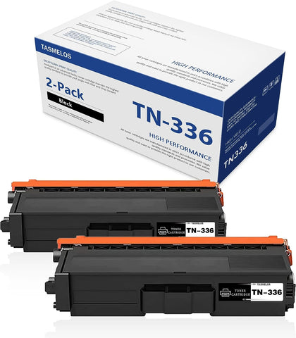 TN 336 tn-336BK high Yield Toner Cartridge TN 336bk tn-331 Compatible Replacement for Brother MFC-L8850CDW 8250CDN 8350CDW DCP-L8400CDN 8450CDW HL-L8250CDN 8350CDW 8350CDWT (2 Pack)