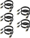 URELEGAN 8K DisplayPort Cable 10-Pack, 6 Feet 1.4 Display Port DP to DP Cable (8K@60Hz, 4K@120Hz, 2K@144Hz, 1080P@240Hz) Ultra High Speed for Laptop PC TV Gaming Monitor