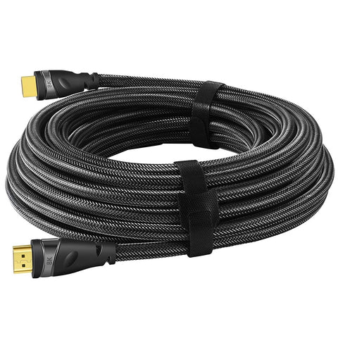 ConnBull 8K HDMI 2.1 Cable 33ft Nylon Braided Supports 4K@120Hz, 8K@60Hz, 48Gbps Compatible with PS5 PS4 Xbox etc(25AWG, OD:8.5mm)