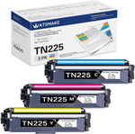 ATSMAKE TN225 TN-225 Toner Cartridge Compatible for Brother TN225 TN-225 Color Toner Replacement for Brother HL-3140CW HL-3150CW HL-3170CDW MFC-9130CW MFC-9140CW MFC-9330CDW (3PK 1C/1M/1Y)