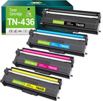 GREENBOX TN436 Toner Cartridge Compatible for Brother TN436 TN433 6,500 Pages High Yield, for Brother HL-L8360CDW HL-L8260CDW MFC-L8610CDW MFC-L9570CDW MFC-L8900CDW Printer (Black Cyan Yellow Magenta)