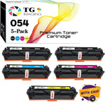 TG Imaging (5 Pack, Extra Black) Compatible 054H Toner Cartridge Used for Canon 054HBK Color imageCLASS MF644Cdw MF642Cdw MF640C LBP622Cdw MF641Cw LBP620 Printer (5 Pack Combo Pack)