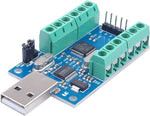 NOYITO USB 10-Channel 12-Bit AD Data Acquisition Module STM32 UART Communication USB to Serial Chip CH340 ADC Module