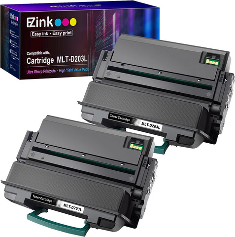 E-Z Ink (TM Compatible Toner Cartridge Replacement for Samsung 203L 203 MLT-D203L High Yield to use with ProXpress M3370FD M3870FW M4070FR M3320ND M3820DW M4020ND (Black, 2 Pack)