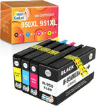 Smart Gadget Compatible Ink Cartridge Replacement HP 950XL 9051XL 950 951 | Use with Pro 8100 8600 8610 8615 8620 8625 8630 8640 8660 251dw 276dw 271dw Printers | 4 Pack