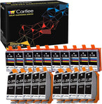 Cartlee 20 Compatible PGI-35 CLI-36 High Yield Ink Cartridges for PIXMA iP100, PIXMA iP110 (10 Black, 10 Color)