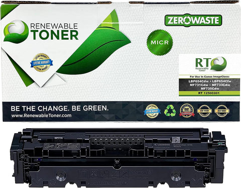 Renewable Toner Compatible MICR Toner Cartridge Replacement for Canon 046 1250C001 ImageClass LBP654Cdw LBP654Cfw MF731Cdw MF733Cdw MF735Cdw