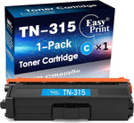 EASYPRINT (1xCyan Pack) Compatible Cyan TN315 Toner Cartridge TN-315 Used for Brother HL-4140CN/ 4150CDN/ 4570CDWT/ 4570CDW, MFC-9460CDN/ 9465CDN/ 9560CDN/ 9970CDN, DCP-9055CDN/ 9270CDN Printers