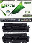 Renewable Toner Compatible Toner Cartridge High Yield Replacement for Canon 055H CRG-055H ImageClass LBP664 MF741 MF743 MF745 MF746 (Cyan, 2-Pack)