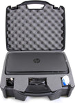 CASEMATIX Portable Printer Carry Case Compatible with HP Officejet 250 Wireless Mobile Printer, Ink Cartridges and Power Cable