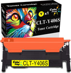 ColorPrint Compatible Toner Cartridge Replacement for Samsung 406S CLT-Y406S CLT-406S Work for CLP-360 CLP-365 CLP-365W CLX-3300 CLX-3305FN CLX-3305FW SL-C410W C460FW Laser Printer (1-Pack, Yellow)