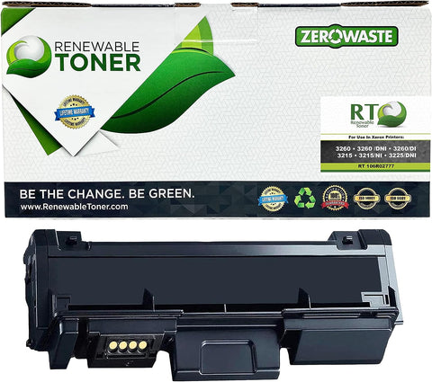 Renewable Toner Compatible High Yield Toner Cartridge Replacement for Xerox 106R02777 Phaser 3260 Work Centre 3215 3225