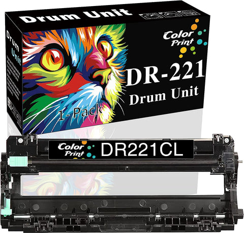 Compatible DR-221CL Drum Unit Replacement for Brother DR221CL DR-221 DR221 Imaging for TN221 Toner HL-3140cw HL-3170cdw HL-3180CDW MFC-9130cw MFC-9330cdw MFC-9340cdw DCP-9020CDN Printer (1-Pack)