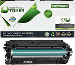 Renewable Toner Compatible MICR Cartridge Replacement for HP 508A CF360A Laser Printers M533 M552 M553 M577 E55040 (Black)