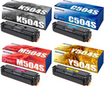 CLT-K504S CLT-504S CLT504S 4-Pack Toner Cartridge Replacement for Samsung CLT-K504S CLT-C504S CLT-Y504S CLT-M504S for Samsung Xpress C1860FW C1810W SL-C1860FW SL-C1810W CLX-4195FW CLP-415NW Printer