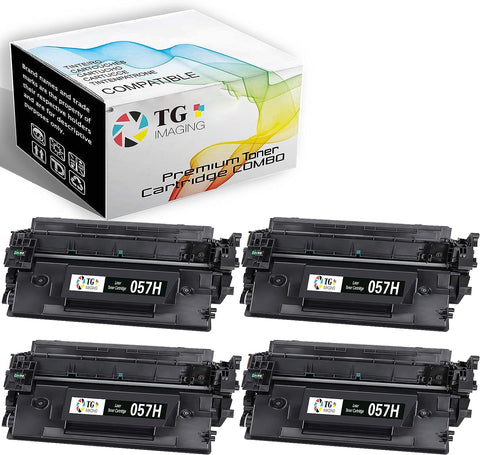 TG Imaging (Use Directly Replacement for Canon 057H Toner Cartridge 057HBK CRG 057H (4xBlack) Compatible with ImageCLASS MF445dw MF448dw LBP226dw LBP227dw LBP228dw Toner Printer (4-Pack)