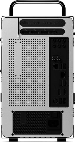 teenage engineering Computer-1 Mini-ITX PC Computer case Chassis with Powder Coated Aluminum, Chrome Metal Handles, and Dual-Slot GPU, Small Form Factor, Compatible with SFX Power Supply (Aluminum)