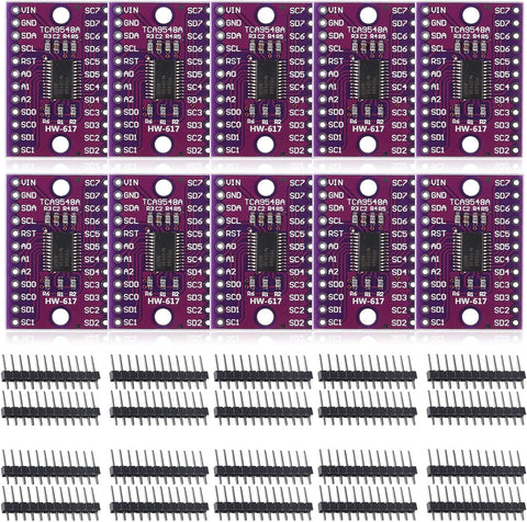 10pcs TCA9548A I2C IIC Multiplexer Breakout Board 8 Channel Expansion Board