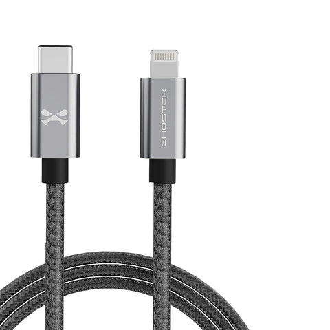 Ghostek USB-C to Lightning - Durable Graded Charging Cables - 10 FT