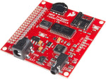 SparkFun MP3 Trigger - 18 Trigger inputs to Alternate Functions Random & sequential Track Selection Transport Controls Even Volume up/Down Real-Time Volume Control Full-Duplex Serial Control