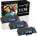 (3-Pack, Black) ColorPrint Compatible Toner Cartridge Replacement for Dell 1130n 1130 7H53W 2MMJP 1135n 1133 1135 330-9523 330-9524 3J11D Laser Printer (2.5k)