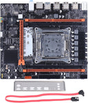 DDR4 Mainboard,X99H Motherboard 4 DDR4 LGA2011 Computer Desktop Motherboard,3 Pin Support CPU V3 V4 USB3.0 SATA Port PC Mainboard for Desktop