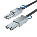 10Gtek# 6G External Mini SAS SFF-8088 to SFF-8088 Cable, 100-Ohm, 0.5-m(1.6ft)
