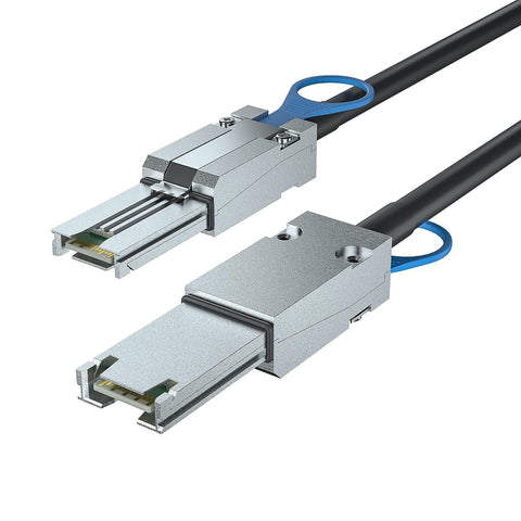 #10Gtek# 6G External Mini SAS SFF-8088 to SFF-8088 Cable, 100-Ohm, 2-m(6.6ft)