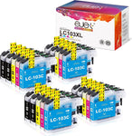 LC103 XL LC103XL LC101 Compatible Ink Cartridges ejet Replacement for Brother LC103 XL LC101 for MFC-J870DW MFC-J6920DW MFC-J6520DW MFC-J450DW MFC-J470DW(8 Black, 4 Cyan, 4 Magenta, 4 Yellow, 20 Pack)