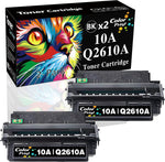 ColorPrint Compatible Toner Cartridge Replacement for HP Q2610A 10A 2610A Q2610 for Laser Jet 2300 2300L 2300N 2300D 2300DN 2300DTN Printer (2-Pack,Black)