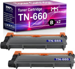 MuchMore Compatible Toner Cartridge Replacement for Brother TN-660 TN660 use for Brother HL-L2300D L2365DW L2340DW L2320D L2360DW DCP-L2520DW L2540DW MFC-L2740DW Printer (2-Pack)