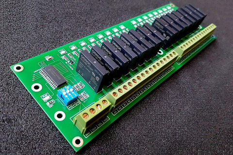 IOT Electronic 16 Channel I2C Solid State Relay Module Compatible for Arduino, Raspberry SSR 2A 120V 240V