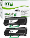 Renewable Toner Compatible MICR Cartridge Replacement for Dell 1720 310-8707 Laser 1720 (2-Pack)