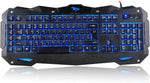 iMicro COBRA 110-Key LED Backlit USB Gaming Keyboard (IM-KBCOBV8)